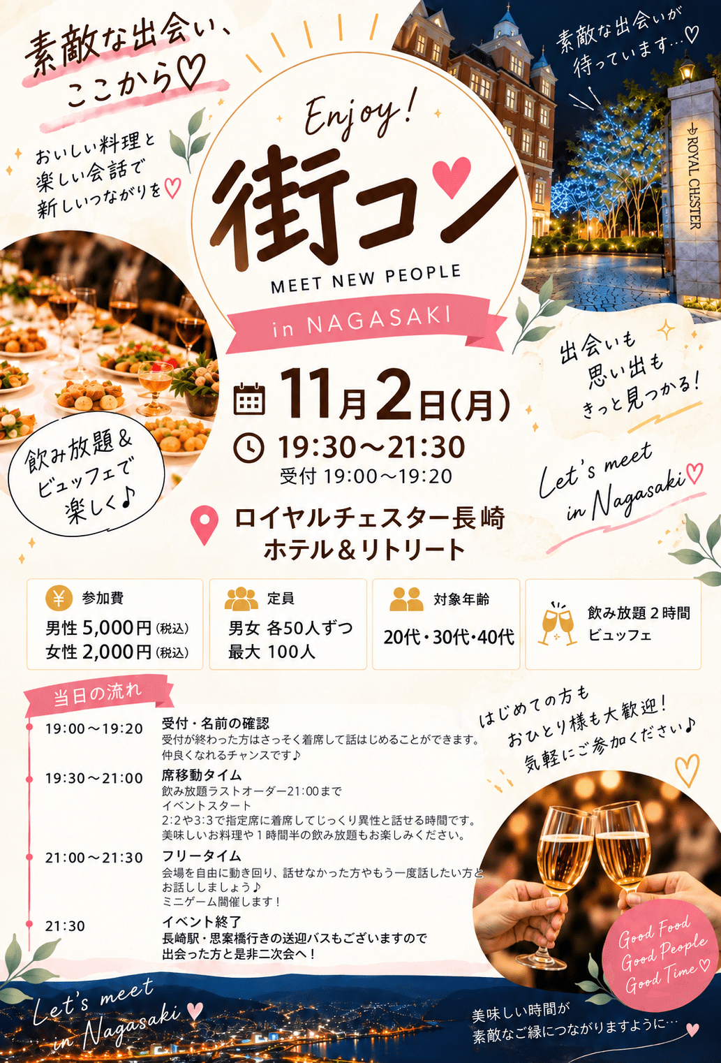 街コンin NAGASAKI ロイヤルチェスター長崎ホテル&リトリート